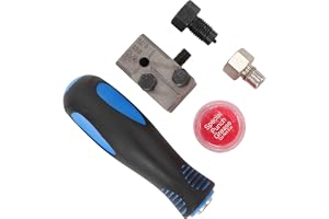 Double Flaring Tool 3/16 Tum, Handhållen Bromsrörsexpanderare | Skapar perfekta dubbelbloss, Metallhuvud för stål- koppar- mä