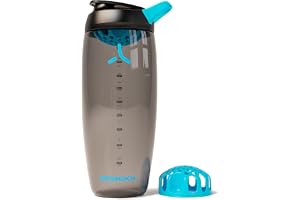 Promixx Pursuit Proteinshaker – 950ml Tyst Snap-Fit-mixer för Klumpfria Shakes – Läcksäker BPA-fri Ecozen med Mätmarkeringar