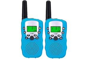 Sigdio T-388 Walkie Talkies Kinder PMR446 Walky Talky Mädchen Walki Talki Kinder 8 Kanäle VOX LCD Funktion 10 Töne eingebaute Taschenlampe Walky Talky
