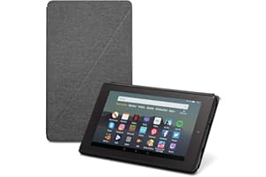 AMAZON Hülle für Fire 7-Tablet, kompatibel mit der 9. Generation (2019), Kohlenschwarz