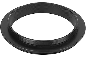 Entatial m48-m54,Adattatore M54 a M48, Anello Adattatore 1 pz M48mm M54mm Anello Adattatore Lega di Alluminio Nero Accessorio telescopio astronomico Nero