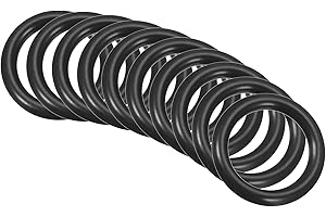 QUARKZMAN Nitrile Gomma O-Ring 19mm x 13mm x 3mm Guarnizioni di Tenuta Anelli Rubinetti Rotondo Guarnizione Rondella per Rubinetto Idraulica Riparazione Sigillatura Connessione, 10 Pezzi