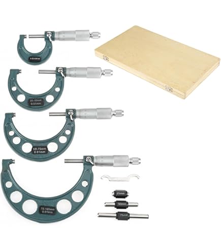QUARKZMAN Messstab 150mm - Präzisions-Kalibrierblock Für Mikrometer & Schieblehren