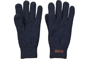 Barts Haakon Lambswool Guanti Uomo - a maglia dita in lana con fodera Inverno autunno/inverno