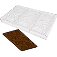 Goldbaking Diamond Candy Bars Maker Polycarbonate Bar Mold for Chocolate