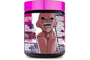 LIFE PRO NUTRITION Life Pro Elektro Ki Dragon Ball Z Limited Edition 400g - Potente Preentreno Inspirado en Dragon Ball Z, Aumenta tu Rendimiento y Supera tus Limites como un Guerrero Legendario (400g, BUBBLE GUM)