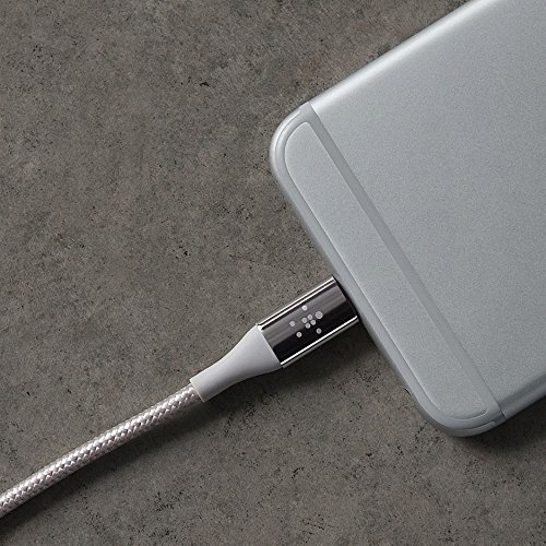 Belkin Duratek Premium Lightning-/USB-Sync-/Ladekabel (mit DuPont Kevlar für iPhone und iPad, MFI-zertiziert, 1,2 m) silber - 3