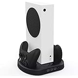 🆕️ Xbox series S 3 in 1 Vertical Stand with Controller Charging , 3 additional USB ports and Cooling Fans