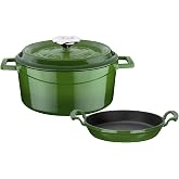 LAVA Yuvarlak D&ouml;k&uuml;m 24cm Trendy Serisi Tencere &amp; D&ouml;k&uuml;m 20cm Sahan Set - Şef Standartlarında Premium Set