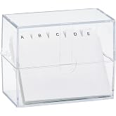 K3T 65971 Box of A7 index cards from A to Z, measures 12 x 9.5 x 6.5 cm