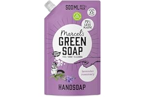 Marcel's Green Soap - Hand Soap Refill Lavender & Rosemary - Handwash Dispenser Refill - Eco friendly - Vegan - 97% Biodegradable - 500 ML