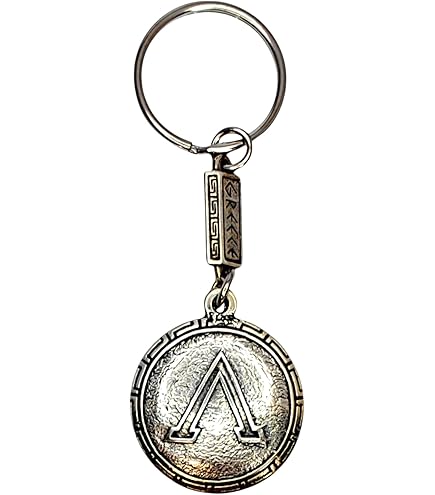 Loki Casque IconsGr Porte-clés Antique Pièce Apollon Bouclier Dieu Apollo Keychain Porte Clef Casque