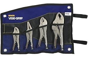 IRWIN Alicates de bloqueo Vise-Grip, liberación rápida, juego de 4 piezas (IRHT82592)
