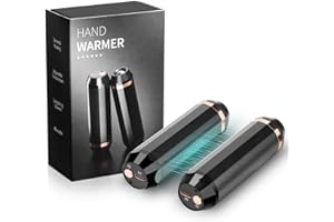 AXNSATRE Hand Warmers Rechargeable Reusable 2 Pack - Magnetic Electric Portable Handwarmer+Small Torch, 10000mAh USB-C 3 Level Hot Hands Warmer, Winter Gift, Outdoor, Camping, Hiking, Golf