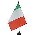 Bandierina Da Tavolo Sardegna 15x10cm - AZ Flag, In Poliestere Con Asta E Base Nera