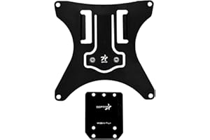 SEPTAR PORTATARGA SUPPORTO TARGA ESTRAIBILE CLICK CLACK universale MOTO ENDURO OFF ROAD (nero)