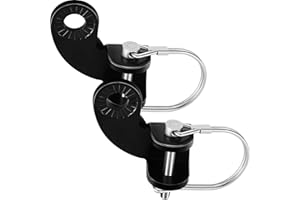 BOAO 2-Pack: Abgewinkelte Burley Fahrrad-Anhnger Kupplung Adapter, deutsch 12,2 mm, kompatibel mit Original Burley Anhngern