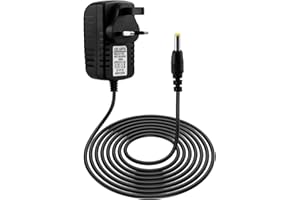 JCSJK 12V 1.25A Power Supply Charger for Alexa Echo Dot 5th/4th/3rd Gen, 15W AC Adapter with 4.0×1.7mm Plug Compatible with Echo Dot 3/4 with Clock, Fire TV Cube/Spot Show, 1.5m Replacement Power Cord