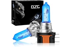 DZG - H15 Halogenlampor - 12V 15/55W Strålkastare Dagsljus DRL Lampor 4300K, 2 Stycken