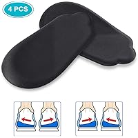 Haofy Gel Fersenkissen Fersensporn, 2 Paar Orthopädisch Fersensporn Gelkissen Einlegesohlen Ferse Achillessehne…