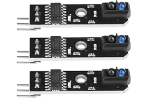 WANDISY July Summer Gifts 1-channel Infrared Reflection Tracking Sensor Module Smart Car Black/White Line Detection 3pcs, 3pcs 1-channel Infrared Reflection Tracking Sensor Module Smart Car Black/White Line D
