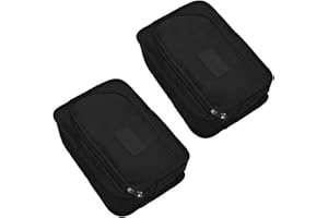 RAMONI Shoe Bags for Travel Modern Simplicity Pack Cube Shoe Bags Waterproof Travel Shoe Bag Collapsible Waterproof Shoe Bag Travel Shoe Bags 2PCS Small Folding Shoe Bag Suitcase Organizer Bag for Men Women