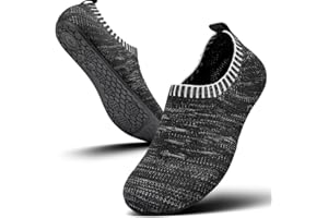 Sosenfer Pantofole da Casa Ragazzi Ragazze Scarpe Interne a Maglia Antiscivolo per Bambini Slipper Kids Unisex