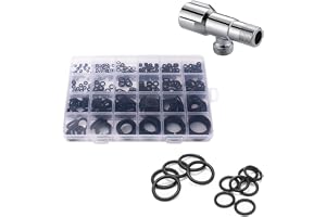 200 PCS O-Ring Assortment Kit, 15 Size Metric Nitrile Rubber O Rings Seals for Automotive, Plumbing & Industrial Applications