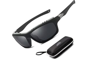 PERFECTMIAOXUAN Sports Sunglasses Mens Women Polarized Lens For Driving Fishing Hiking Eyewear Wrap Around Sun glasses UV400 Protection