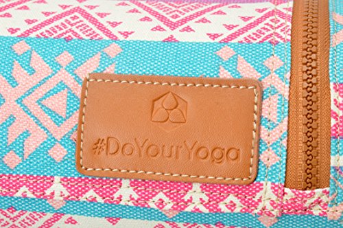 Yogatasche »Sunita« von #DoYourYoga aus hochwertigem Canvas (Segeltuch), aufwendig verarbeitet, für extra große Yogamatten und Gymnastikmatten bis zu einer Größe von 186 x 63 x 0,6 cm, in verschiedenen Edel-Designs erhältlich. - 4