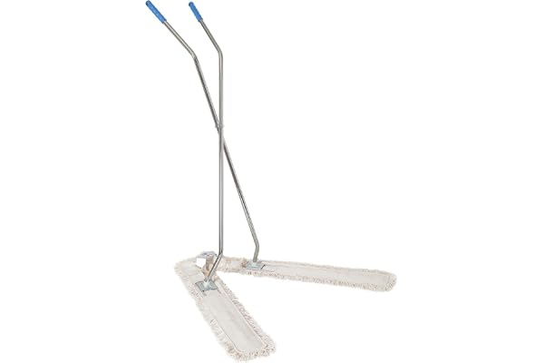 Apex Balai à Ciseaux Professionnel avec Franges Coton, 105 x 40 x 140 cm