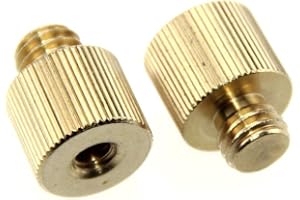 CAMVATE 3/8"-16 Pazzo Convertire 1/4"-20 Pazzo Filettato Adattatore (2 pezzi)