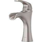 Pfister Jaida Banyo Lavabo Bataryası, Tek Kolu, Tek Delik veya 3 Delikli, Spot Savunma Fır&ccedil;alanmış Nikel Kaplama, LF042JDGS