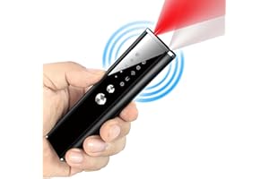 EWENYS Detector Camaras y Microfonos Ocultos, Detector de Camara Espia Invisible, Detector de Señales RF, Anti Espía para Localizador GPS, Cámaras Inalámbricas para Hotel, Hogar, Oficina