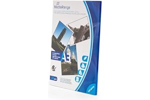 MediaRange Papier fotograficzny DIN A3 do drukarek atramentowych, wysoki połysk, 200 g, 50 arkuszy