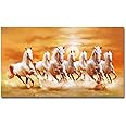 Painting On Canvas Prints On Canvas Modern Seven Running Horses Canvas Painting Wall Art Poster And Prints Picture Home Decoration For Living Room No Frame