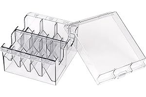 Layhou Organizer per lame in plastica per 8 lame, con supporto per pettini e tagliatori