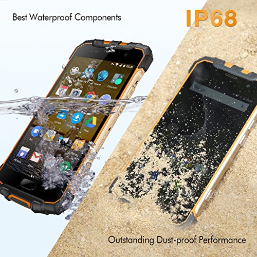 Ulefone Armor 2 Outdoor Smartphone ohne Vertrag (5 Zoll FHD Display, Octa-Core Prosessor, 6GB RAM+64GB ROM, 16MP/13MP Kameras, IP68-Zertifizierung, Wasserdicht, Dual-SIM (Nano), Android 7.0) dark grey