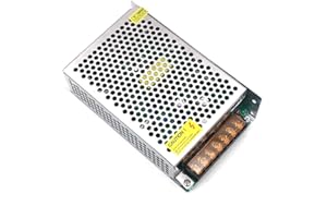 DollaTek 110V 230V AC a DC 24V 120W 5A Fuente de alimentación de Modo de Interruptor Cerrado de Voltaje Universal para cámara DCTV/Sistema de Seguridad/Tira de luz LED/Radio