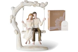 Storieme Anniversary Figurine Gifts for Couples: Romantic Valentine's Day Wedding Engagement Gift for Her Wife Girlfriends Home Decoration Presents
