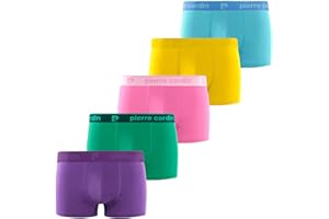 PIERRE CARDIN UNDERWEAR Bokserki męskie z bawełny, naturalne i hipoalergiczne bokserki męskie (zestaw 5 sztuk)