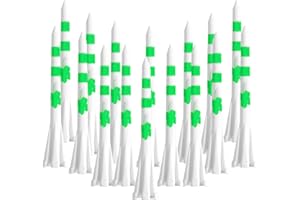 FINGER TEN Lot de 50 tees de golf en plastique incassable - 83 mm et 70 mm - Couleur : blanc, bleu, orange, vert mélangé (beige, 83 mm)