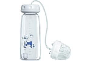 Hands-free nappflaska - Anti-kolik amningssystem nappflaska, 240 ml silikon läckagesäker med sugrör, för inomhus utomhus Sovrum Vardagsrum Hotell Resor Camping