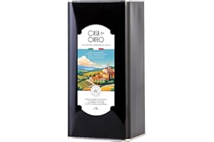 CASA DI ORFEO – Oliwa z oliwek extra vergine, 100% Włoska, prosto z Sycylii, ręczny zbiór, tłoczona na zimno, jakość premium (5l)
