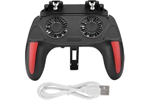 Sxhlseller Mobile Gaming Griff Dual Cooling Fans Handy Game Controller Gamepad mit 2500mAh / 5000mAh Akku(5000mah)