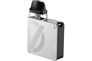 XROS 3 Nano Pod Kit For Vaporesso Coils, 1000mah Built-in Battery, Adjustable Airflow Valve & Neon Battery Indicator, TVDC, 2ml Cartridge Capacity No Nicotine (Silver)