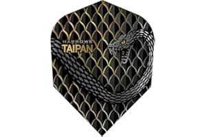 Harrows Taipan | Ailettes de fléchettes 100 microns, standard n°6, plusieurs tailles, plusieurs couleurs