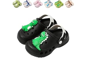 HITOPTEU Mules Sabots Enfant Dinosaure Sandales de Plage Été pour Fille Garçon Clogs