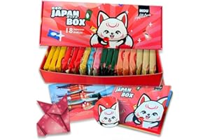 IKOU Probierbox mit 18 KitKat Japan Minis. Diese beliebte japanische Süssigkeiten in einer bunten KitKat Box: Matcha KitKat, Erdbeergeschmack... lasst euch überraschen! (18 Minis)