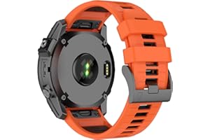 Shecret Quick Fit Correa para Garmin, Pulseras de Repuesto Silicona de Ajustable para Garmin Fenix/Forerunner/MARQ/Approach/Quatix/D2 Series/Descent/Tactix, Silicona Bandas